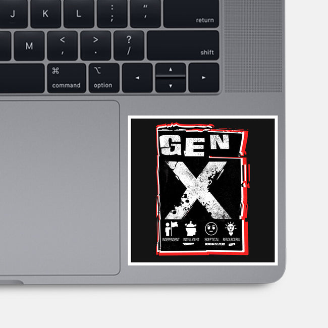 X Marks The Spot Gen X-None-Glossy-Sticker-palmstreet