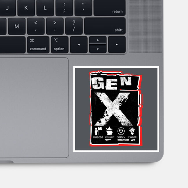 X Marks The Spot Gen X-None-Glossy-Sticker-palmstreet