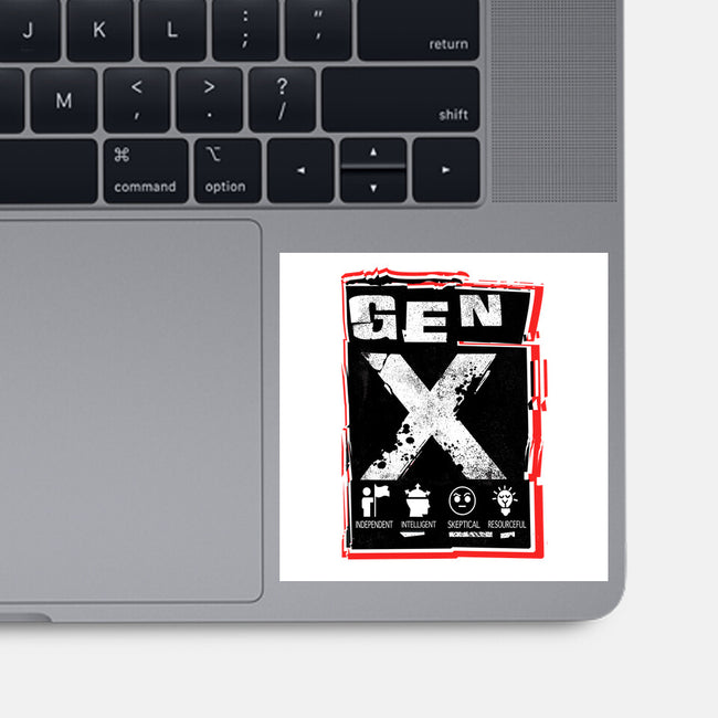 X Marks The Spot Gen X-None-Glossy-Sticker-palmstreet