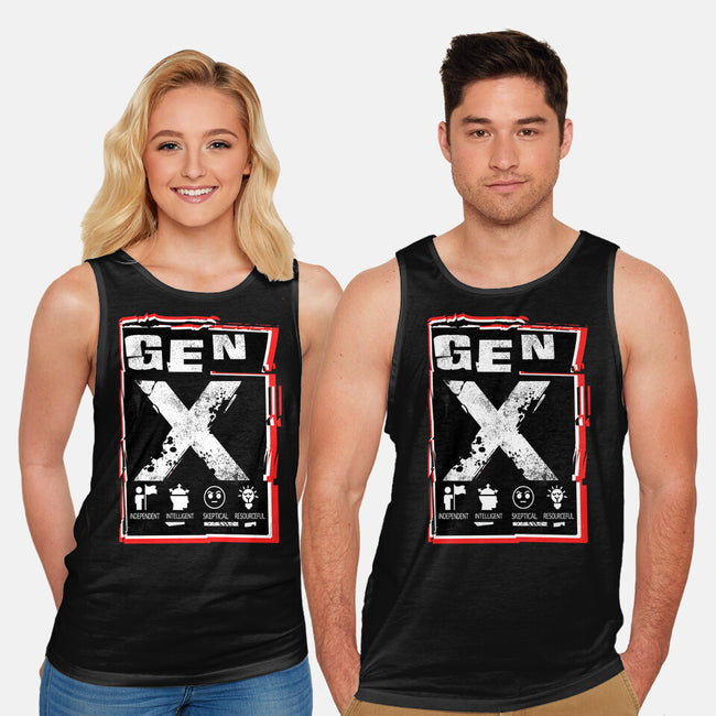 X Marks The Spot Gen X-Unisex-Basic-Tank-palmstreet