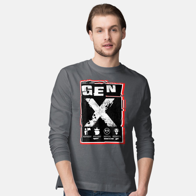 X Marks The Spot Gen X-Mens-Long Sleeved-Tee-palmstreet