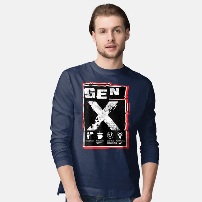 X Marks The Spot Gen X-Mens-Long Sleeved-Tee-palmstreet