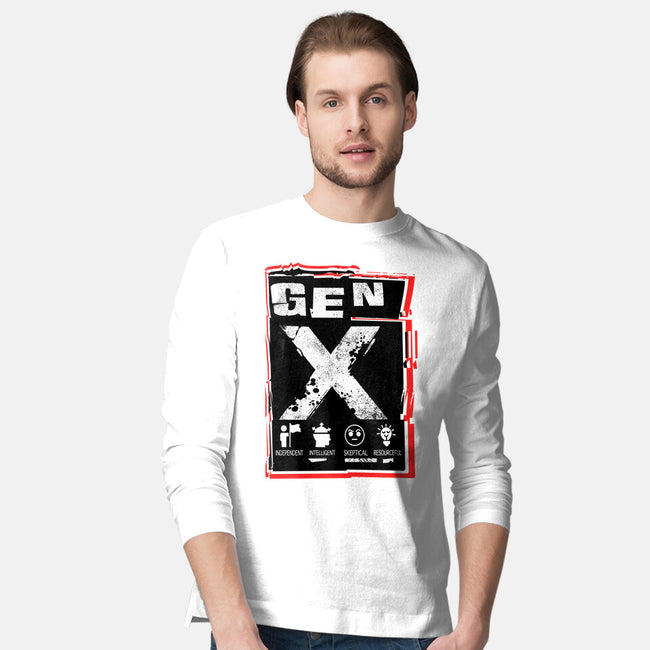 X Marks The Spot Gen X-Mens-Long Sleeved-Tee-palmstreet