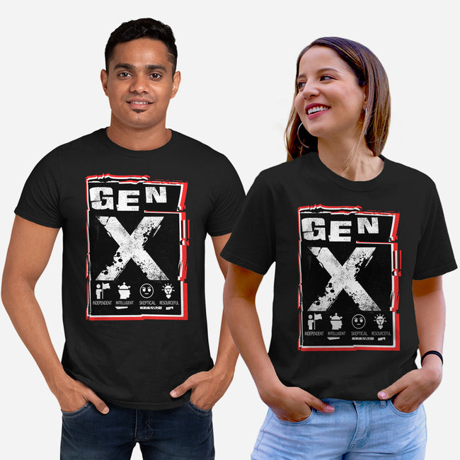X Marks The Spot Gen X-Unisex-Basic-Tee-palmstreet