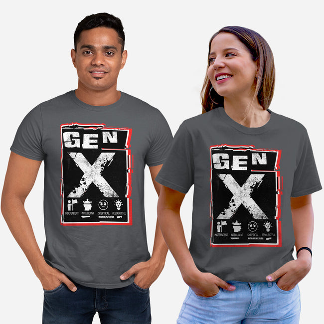X Marks The Spot Gen X-Unisex-Basic-Tee-palmstreet