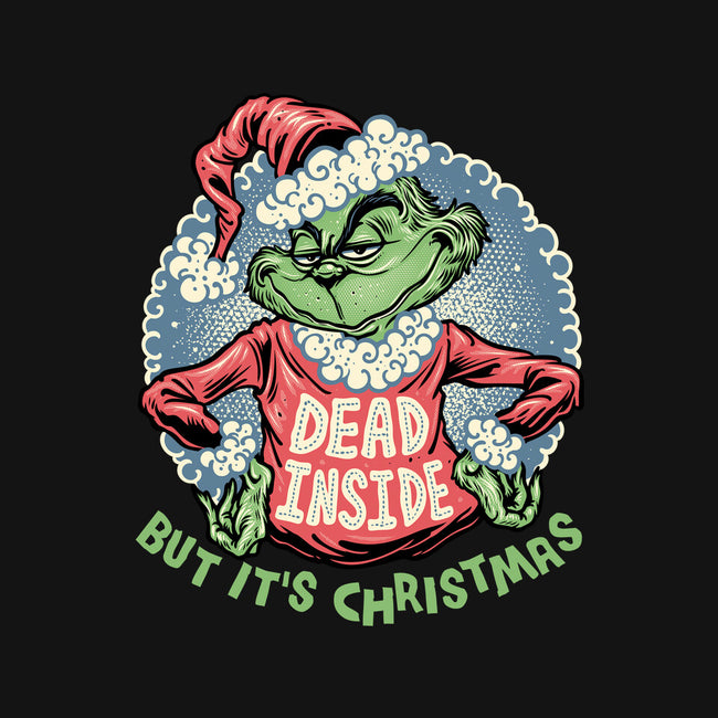 Dead Inside But It's Christmas-None-Glossy-Sticker-glitchygorilla