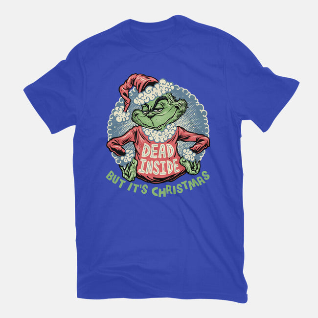 Dead Inside But It's Christmas-Youth-Basic-Tee-glitchygorilla