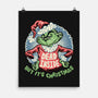 Dead Inside But It's Christmas-None-Matte-Poster-glitchygorilla
