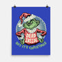 Dead Inside But It's Christmas-None-Matte-Poster-glitchygorilla