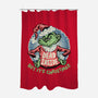 Dead Inside But It's Christmas-None-Polyester-Shower Curtain-glitchygorilla