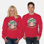 Dead Inside But It's Christmas-Unisex-Crew Neck-Sweatshirt-glitchygorilla
