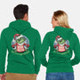 Dead Inside But It's Christmas-Unisex-Zip-Up-Sweatshirt-glitchygorilla