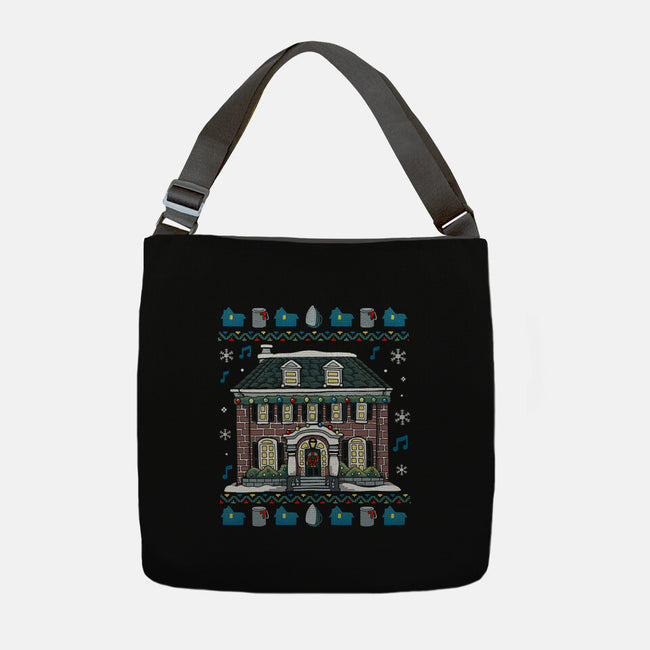 Christmas Alone-None-Adjustable Tote-Bag-Vallina84