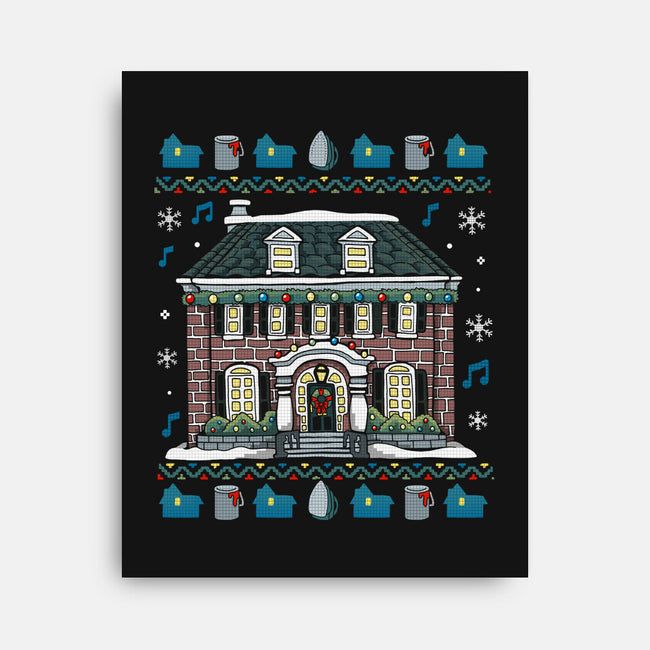 Christmas Alone-None-Stretched-Canvas-Vallina84