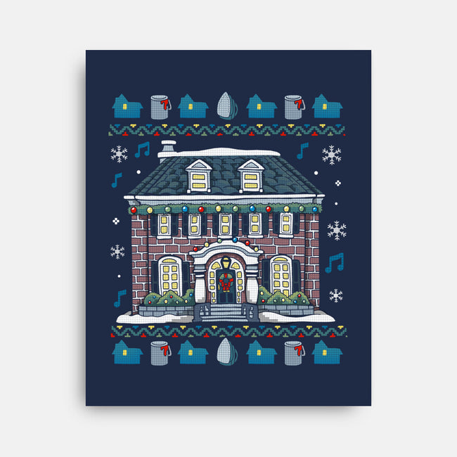 Christmas Alone-None-Stretched-Canvas-Vallina84