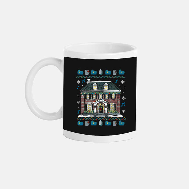 Christmas Alone-None-Mug-Drinkware-Vallina84
