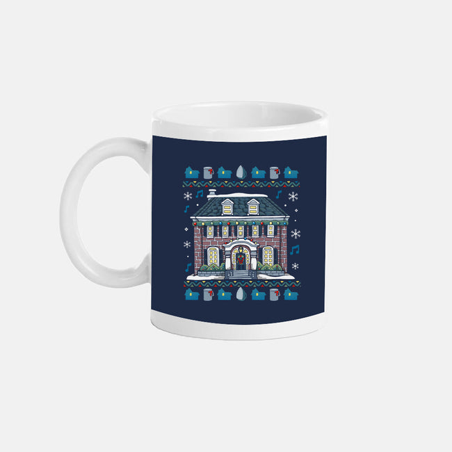 Christmas Alone-None-Mug-Drinkware-Vallina84