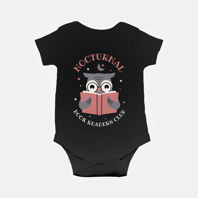 Nocturnal Book Readers Club-Baby-Basic-Onesie-brunopires