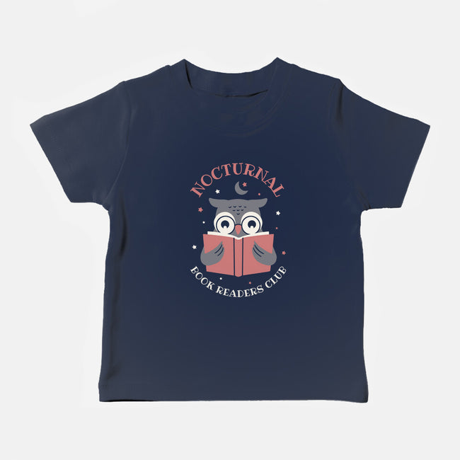 Nocturnal Book Readers Club-Baby-Basic-Tee-brunopires