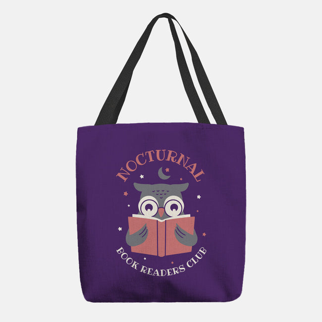 Nocturnal Book Readers Club-None-Basic Tote-Bag-brunopires