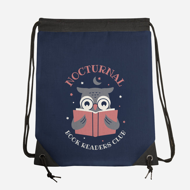Nocturnal Book Readers Club-None-Drawstring-Bag-brunopires