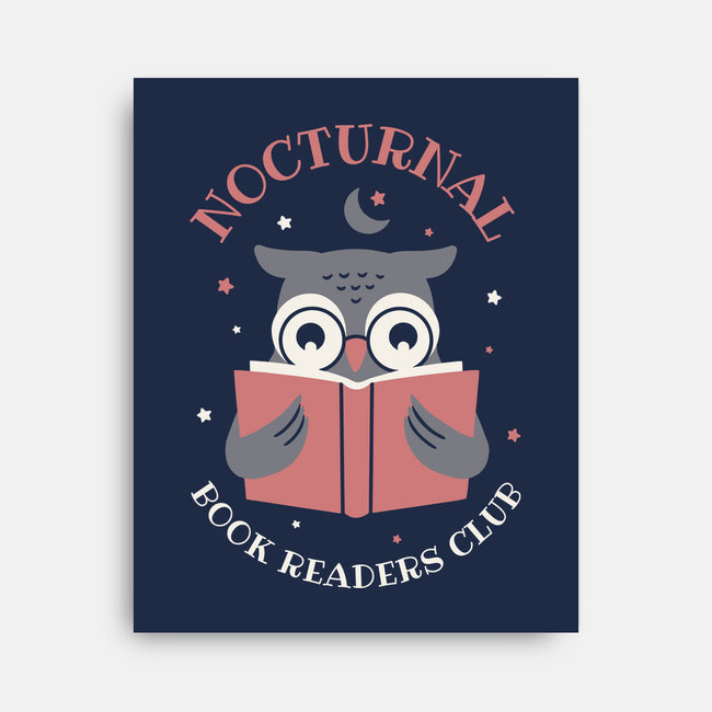 Nocturnal Book Readers Club-None-Stretched-Canvas-brunopires
