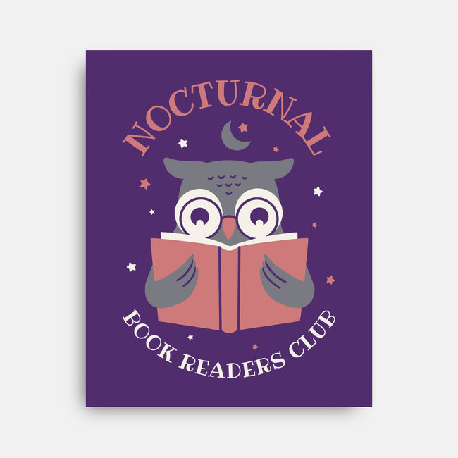 Nocturnal Book Readers Club-None-Stretched-Canvas-brunopires