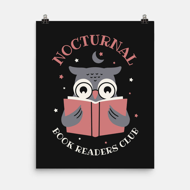 Nocturnal Book Readers Club-None-Matte-Poster-brunopires