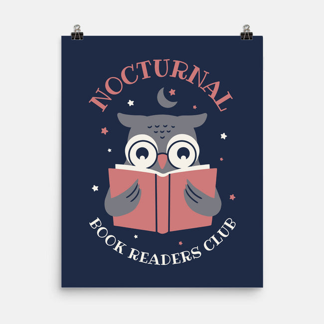 Nocturnal Book Readers Club-None-Matte-Poster-brunopires