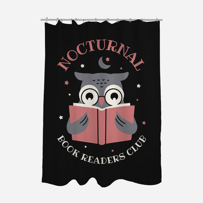 Nocturnal Book Readers Club-None-Polyester-Shower Curtain-brunopires