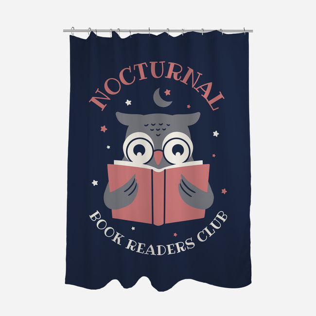 Nocturnal Book Readers Club-None-Polyester-Shower Curtain-brunopires