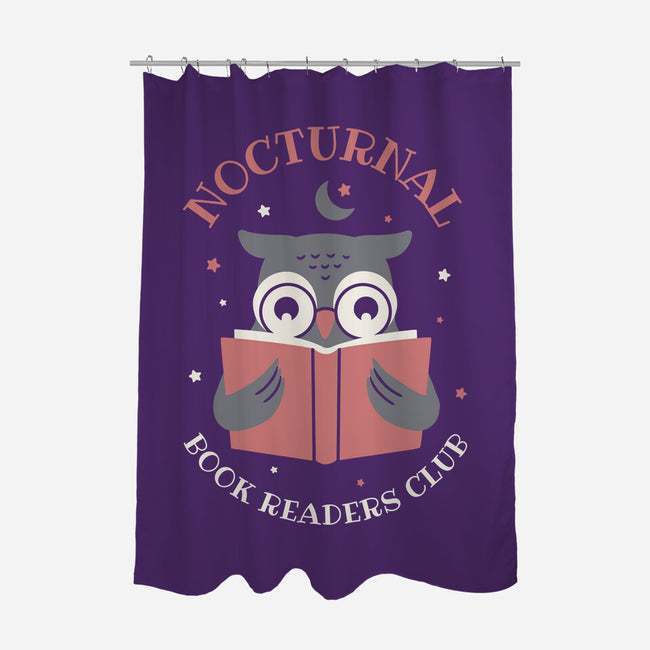 Nocturnal Book Readers Club-None-Polyester-Shower Curtain-brunopires