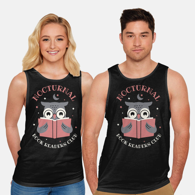 Nocturnal Book Readers Club-Unisex-Basic-Tank-brunopires