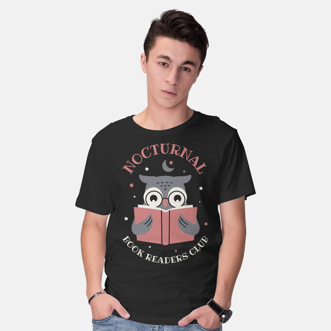 Nocturnal Book Readers Club-Mens-Basic-Tee-brunopires