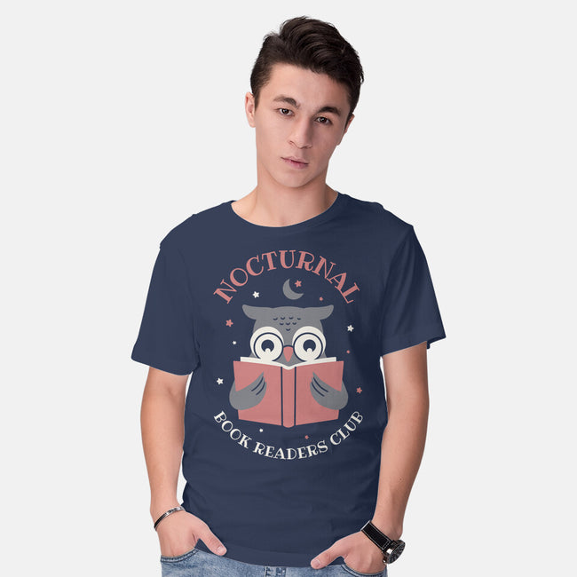 Nocturnal Book Readers Club-Mens-Basic-Tee-brunopires