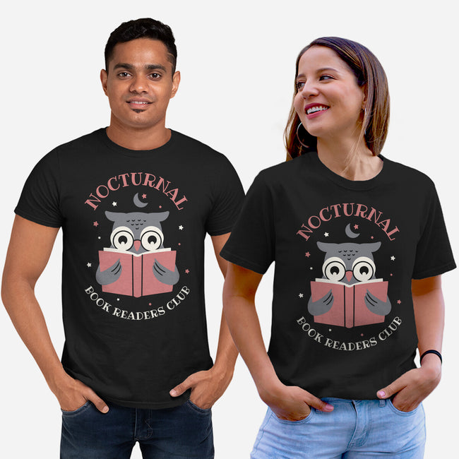 Nocturnal Book Readers Club-Unisex-Basic-Tee-brunopires