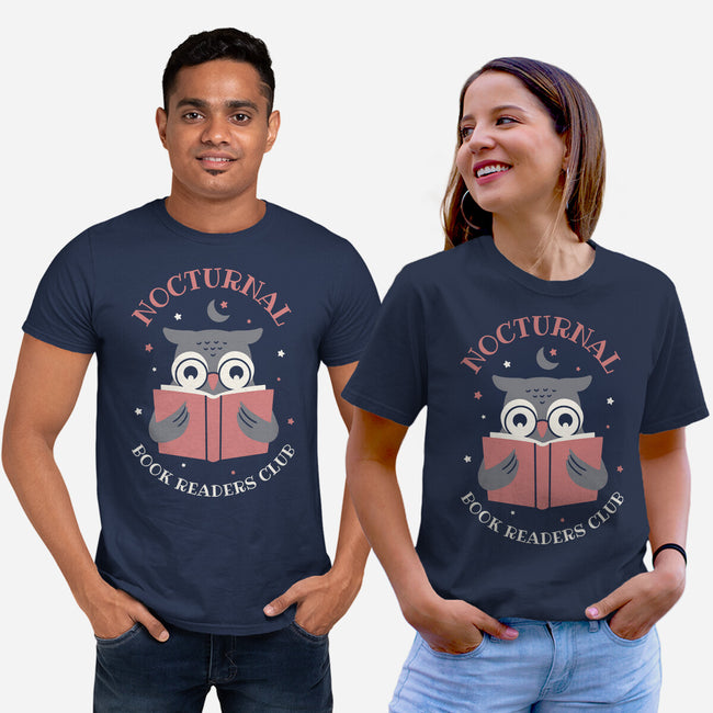 Nocturnal Book Readers Club-Unisex-Basic-Tee-brunopires