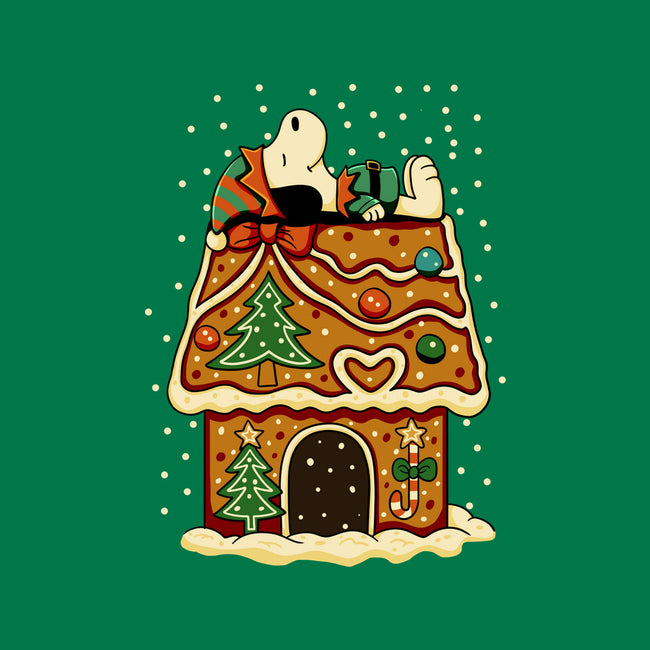 Snoopy On Gingerbread House-None-Adjustable Tote-Bag-JamesQJO