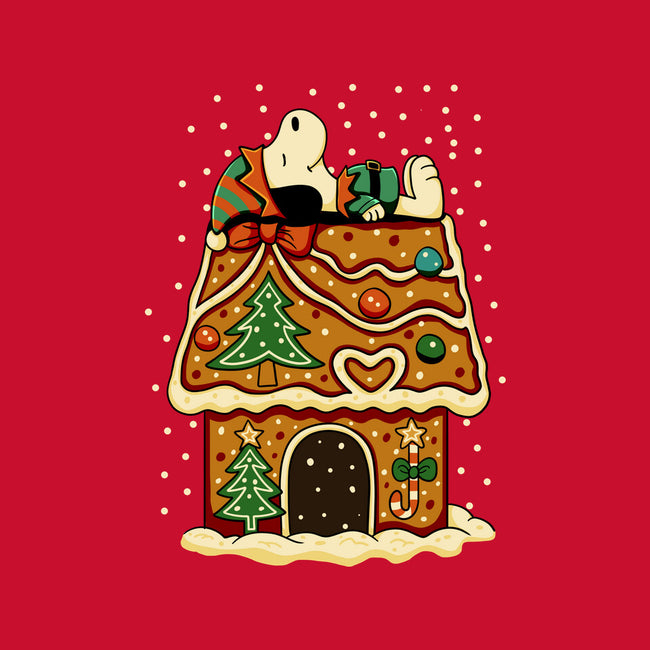 Snoopy On Gingerbread House-Womens-Racerback-Tank-JamesQJO