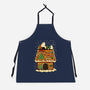 Snoopy On Gingerbread House-Unisex-Kitchen-Apron-JamesQJO