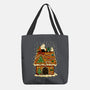 Snoopy On Gingerbread House-None-Basic Tote-Bag-JamesQJO
