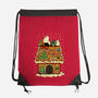 Snoopy On Gingerbread House-None-Drawstring-Bag-JamesQJO