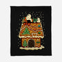 Snoopy On Gingerbread House-None-Fleece-Blanket-JamesQJO