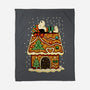 Snoopy On Gingerbread House-None-Fleece-Blanket-JamesQJO