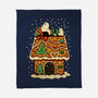 Snoopy On Gingerbread House-None-Fleece-Blanket-JamesQJO