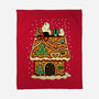 Snoopy On Gingerbread House-None-Fleece-Blanket-JamesQJO