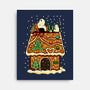 Snoopy On Gingerbread House-None-Stretched-Canvas-JamesQJO