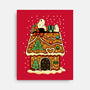 Snoopy On Gingerbread House-None-Stretched-Canvas-JamesQJO