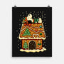 Snoopy On Gingerbread House-None-Matte-Poster-JamesQJO