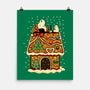 Snoopy On Gingerbread House-None-Matte-Poster-JamesQJO